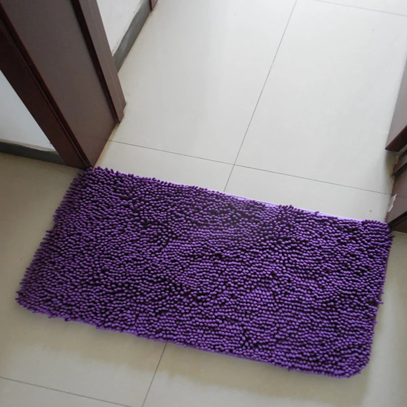 EHOMEBUY New Carpet Stair Tread Mats For Living Room Sold By 1 Piece Chenille European Self Adhesive Carpet Deep Purple