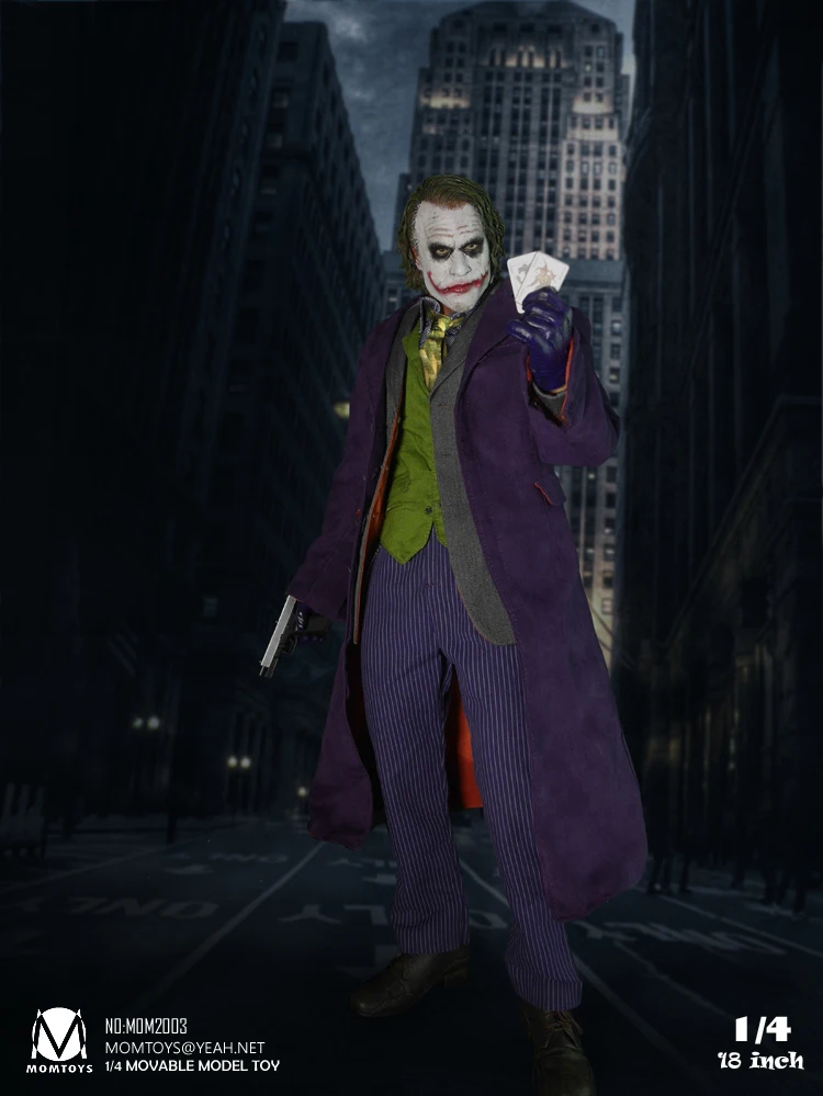 

MOMTOYS MOM2003 1/4 Scale Batman The Dark Knight The Joker 18inch Collectible Action Figure