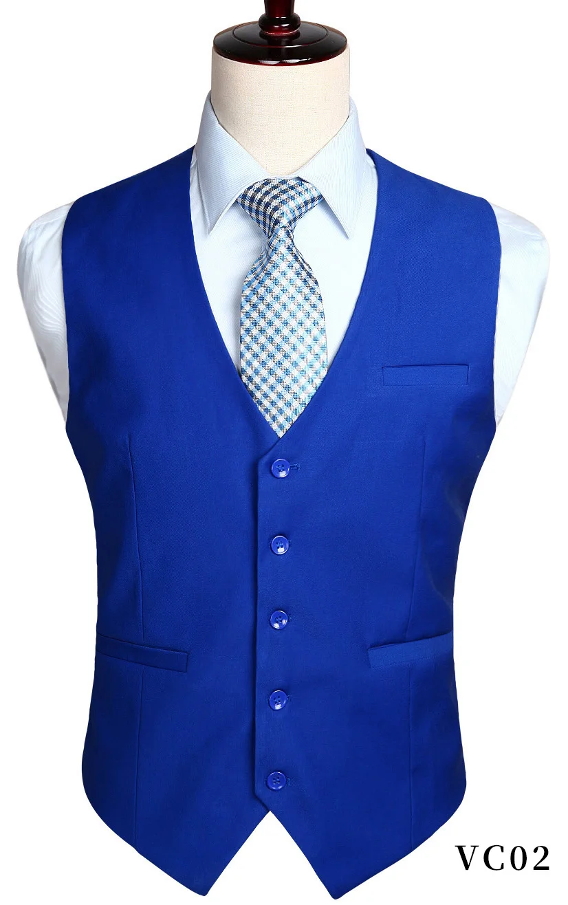 Men/'s SLIM FIT Dress Vest Narrow NeckTie Hanky Set Formal Suit Tux Waistcoat Tie
