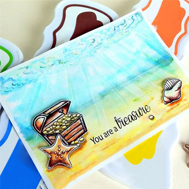 

Naifumodo Metal Cutting Dies Undersea Treasure for Craft Dies Scrapbooking DIY Card Making Die Cut Stencil New Dies for 2019