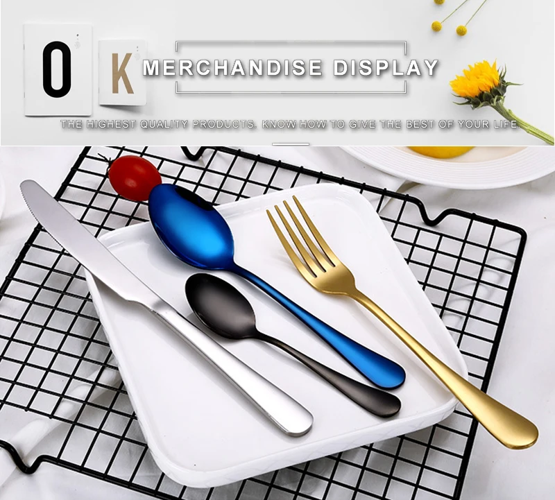 knife set dinner stainless steel table dinner (9)