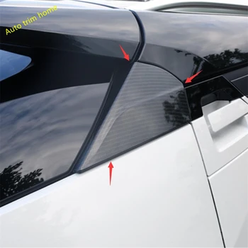 

Lapetus Door Rear View Window Spoiler Triangle Bezel Cover Trim Fit For Toyota C-HR CHR 2016 - 2020 Chrome / Carbon Fiber Look