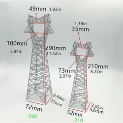 Diy Электрический поезд сцена песок стол Модель башни высокого напряжения башня трансмиссии модель готового продукта cat head tower