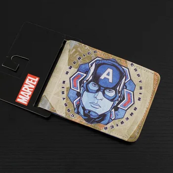 

New Leather Brand Men's Wallet The Revenge Cartoon Animation PVC Bag Short Purse Casual Male Card Holders carteira Wallets