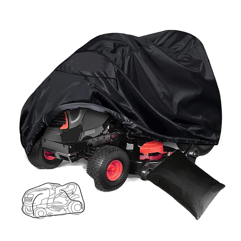 

Waterproof Lawn Mower Cover Tractor Grill Cover UV Protection Garden Yard Mower Overlay All-Purpose Covers Tractor Cover