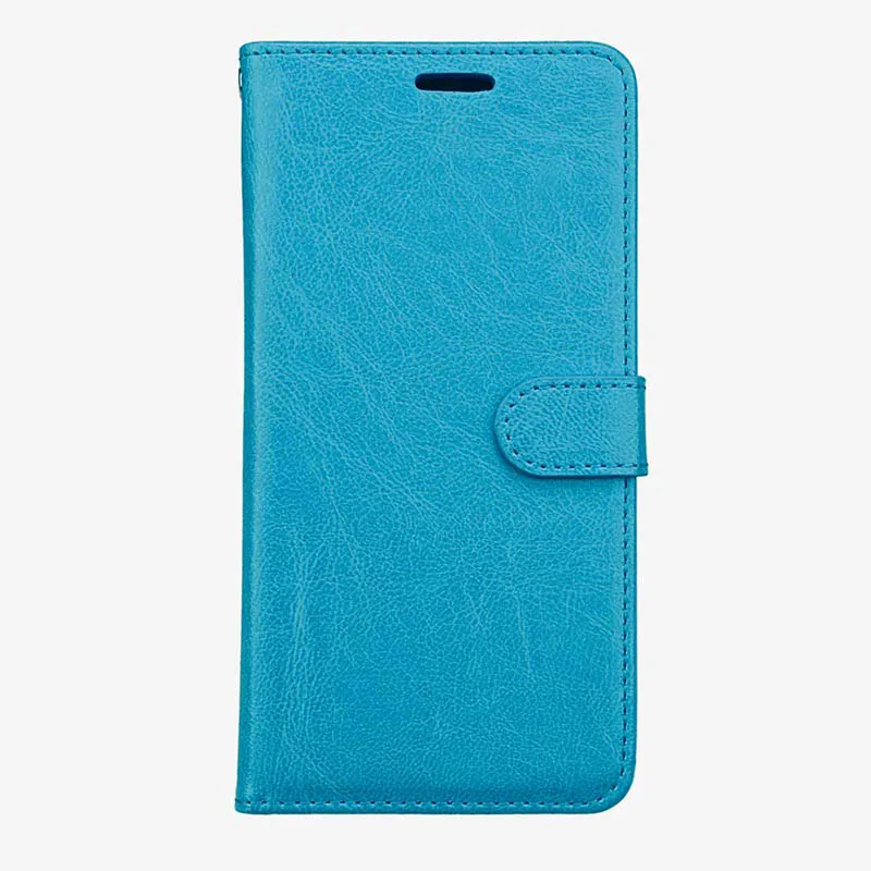 Кожаный чехол-бумажник для sony Xperia XA Ultra XZ Premium XZ2 Compact XP X Performance E6 L1 XZ2 XA1 Z6 XZ XZS XR E5 Z3 Z5 Plus - Цвет: Blue