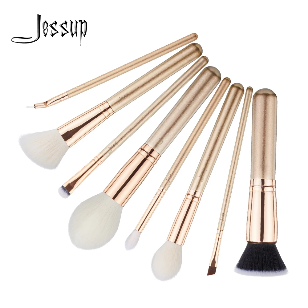 

Jessup brushes 8pcs Makeup Brushes Set maquiagem profissional completa Powder Foundation Liner Blending Blush Brushes T415