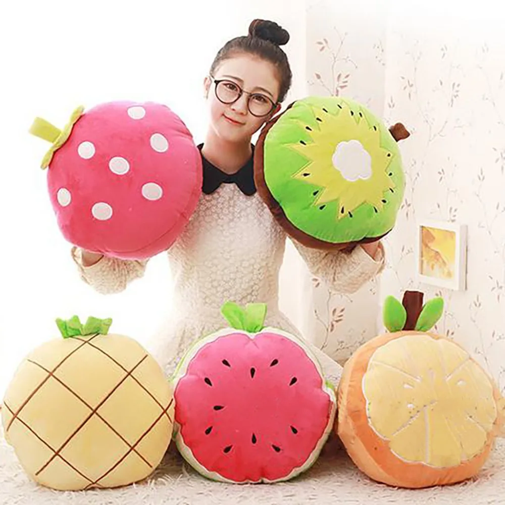 

Creative Fruit Series Pillow Air Conditioning Blanket Three-in-one Sofa Cushion handcuffs pillows air-conditioning blankets