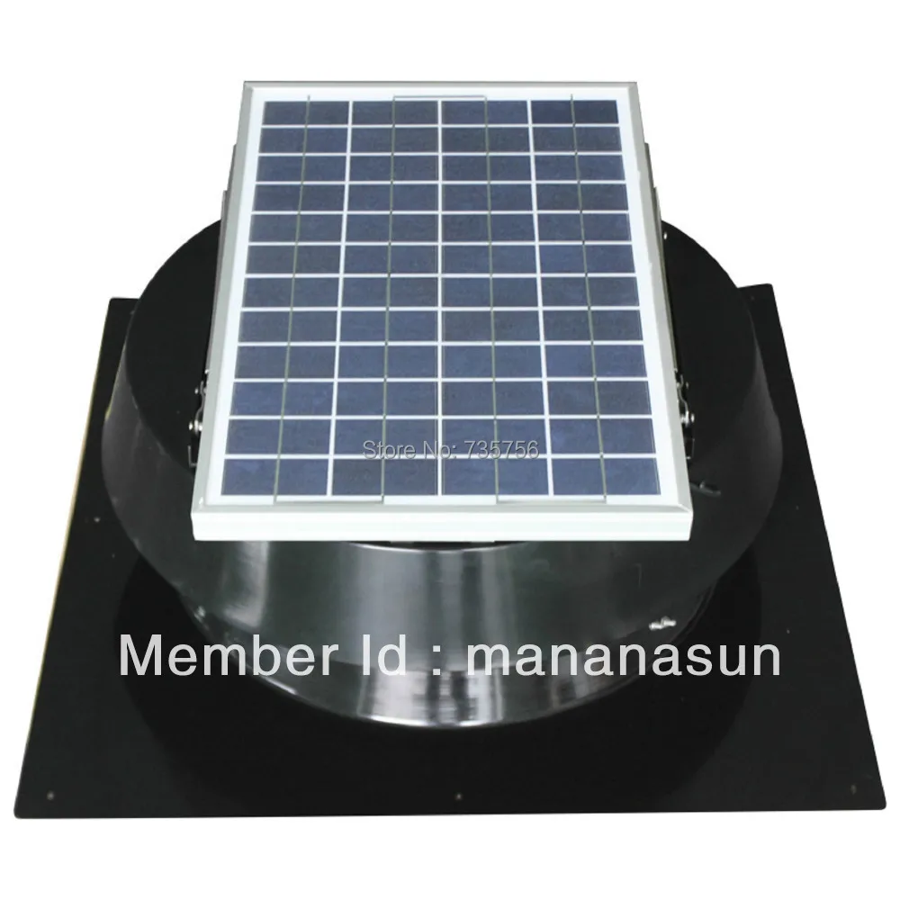 20W New Design Powered Household Solar Attic Fan