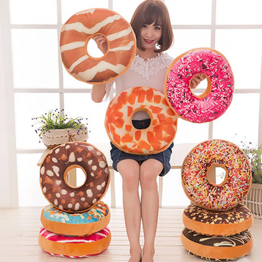 Warna Acak 1 Pcs Lucu Kartun Manis Donat Cokelat Sofa Dan Kursi