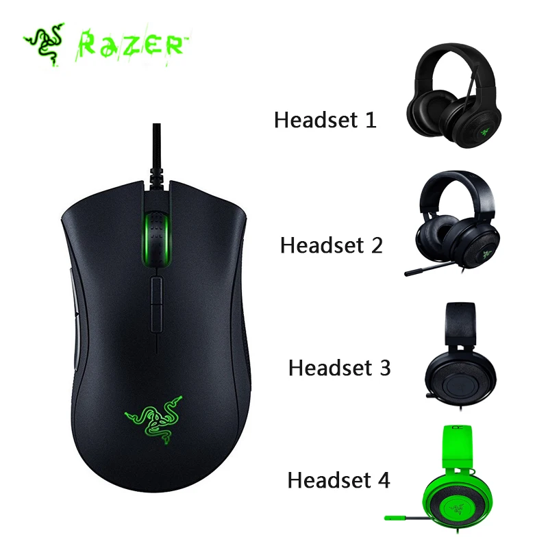 Оригинальный razer DeathAdder Elite проводная мышь 16000 точек на дюйм Оптический сенсор