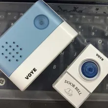 Беспроводной дверной звонок домашний музыкальный пульт дистанционного управления дверным Электронные дверные замки, пожилых людей вызывающего абонента на дальние расстояния mallium V004A