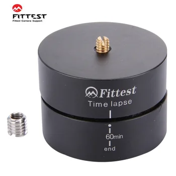 

FITTEST 60 minutes 120 minutes 360 Degrees Panning Rotating Time Lapse Stabilizer Tripod Adapter timelapse camera for Gopro
