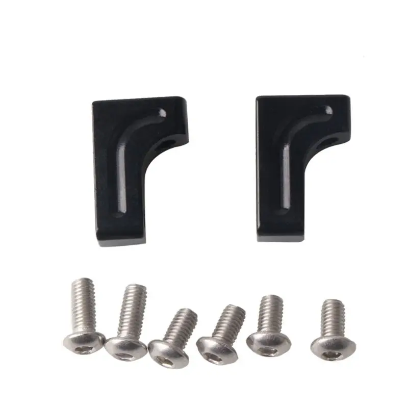 

2pcs/Set Alloy Metal Servo Mount with Screws for AXIAL SCX-10 CC01 D90 AX80028 RC Car