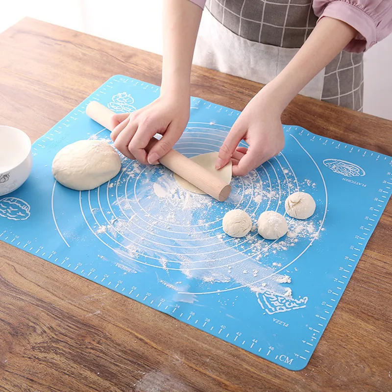 

40x30cm Non-Stick Silicone Mat Rolling Dough Liner Pad Pastry Cake Bakeware Paste Flour Table Sheet Kitchen Tools