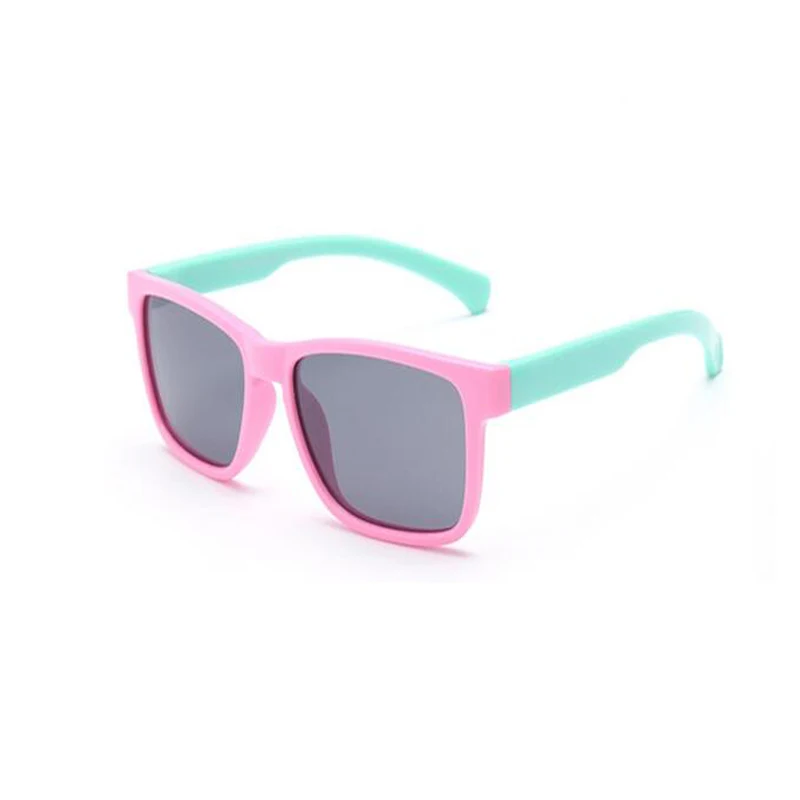 Jomolungma поляризованные солнцезащитные очки для детей с чехлом для мальчиков и девочек, детские очки для рыбалки, пешего туризма, спортивные очки вне UV400, защита D8113 - Цвет: 3