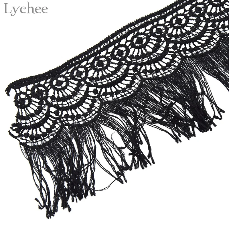 Lychee Life 2 ярдов кисточка кружева планки лента хлопок ткань лента бахрома капля ручной работы DIY Швейные аксессуары