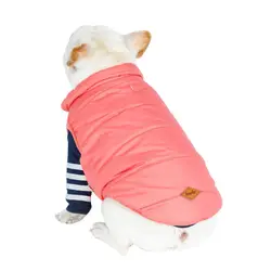 Зима Собака Куртка утепленная щенок одежда теплое зимнее пальто для собак Размеры S-XXL аксессуары для собак