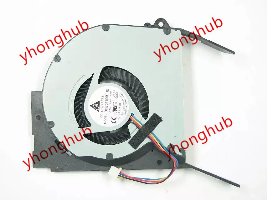 

Delta BDB05405HHB AH51 DC 5V 0.36A 4-wire Server Laptop Cooling Fan