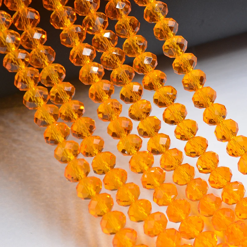 HotOrange colors 3*4mm 140pcs/lot Austrian crystals beads Loose