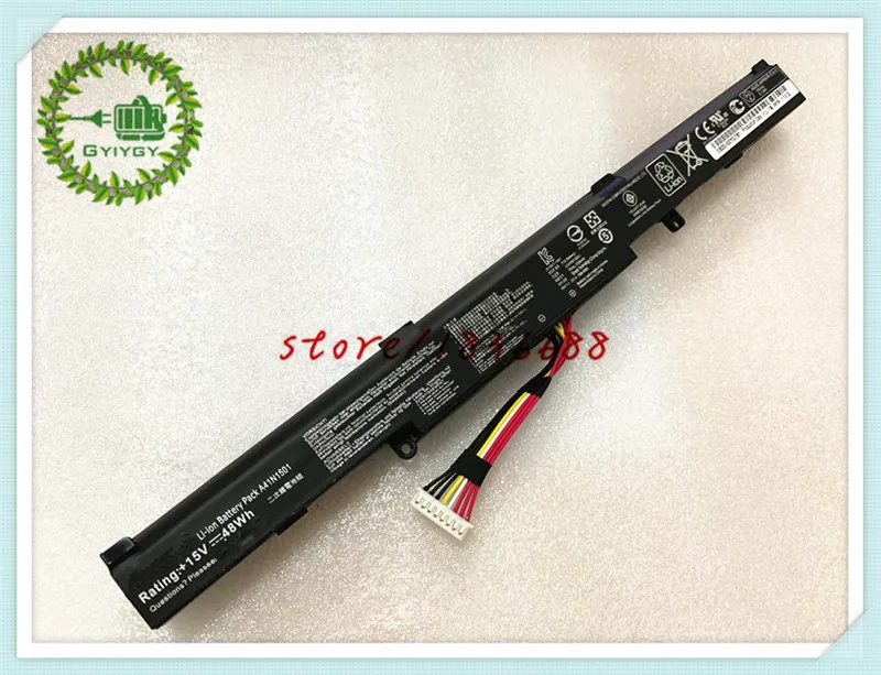 Аккумулятор GYIYGY A41N1501 для ноутбука ASUS GL752JW GL752 GL752VL GL752VW N552 N552V N552VW N752 N752V N752VW Series 15V