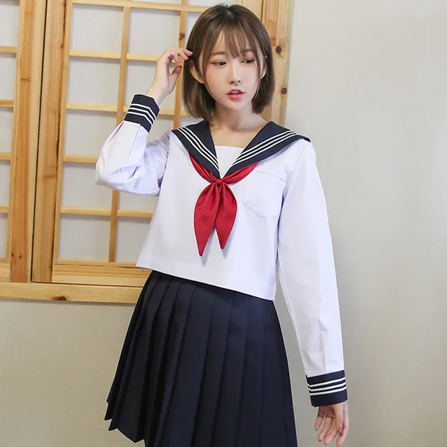 UPHYD Japanese School Uniform Girls School Uniform Set Student Uniform