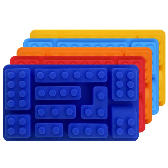 Lego Blokkok Csokoládé Szilikon Penész Jégkocka Tálca Sütemény Sütő Kézi Did Flip Cukor - Image 3