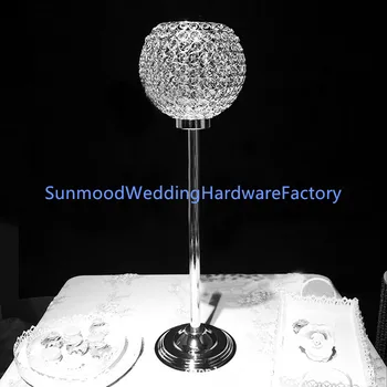 

centerpieces crystal diamond/crystal beaded flower vase/cheap price crystal bling flower vase new produce