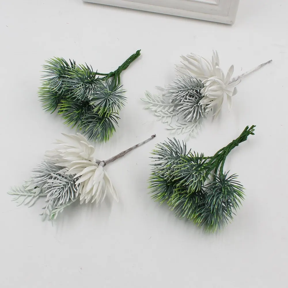 5 bundles / lot mini plastic flower artificial bouquet wedding souvenir