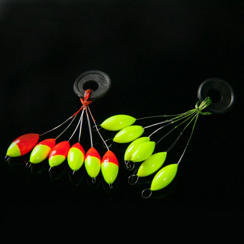 

240 pcs (40packs) seven-satr float mixedcolored foam fishing floats accesorios pesca fishing buoys large medium small FF04