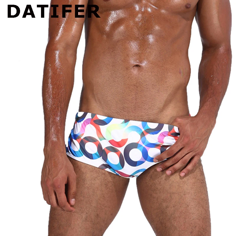 

DATIFER Brand Men Swimwear Beachwear Shorts Sunga Man Swimsuit Low Sexy Boxers Men's Swim Brief Sportive shorts