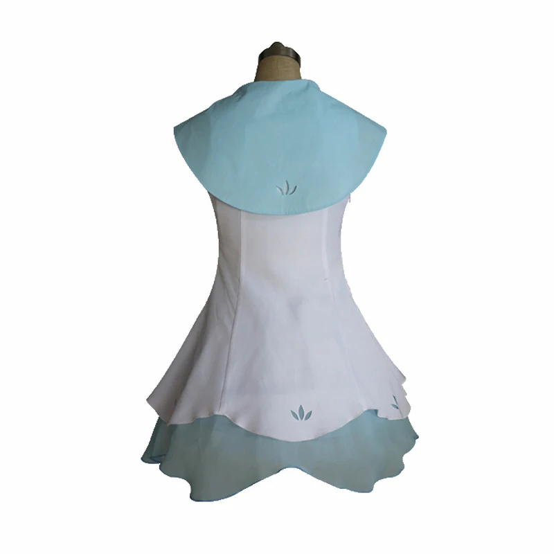 Pokemon Sun and Moon Lillie Cosplay Costume with Hat and Bag - Pocket Monsters Cosplay Dress image 4