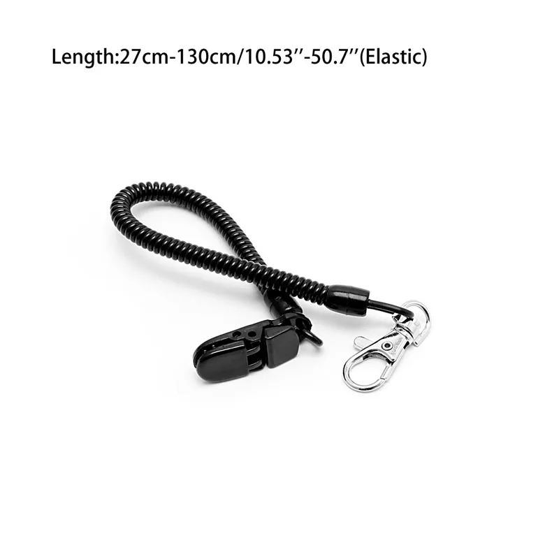

1PC Plastic Tether Fly Fishing Lanyard Net Release Holder Quick Cord Clip Safety Tool Fly Fishing Accessories