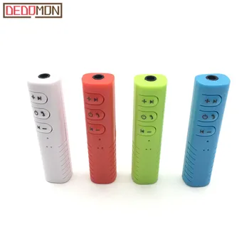 

3.5mm Jack Clip-on Wireless Bluetooth Receiver Mini Bluetooth Car kit Audio Music adapter with Mic for Headphone Speaker