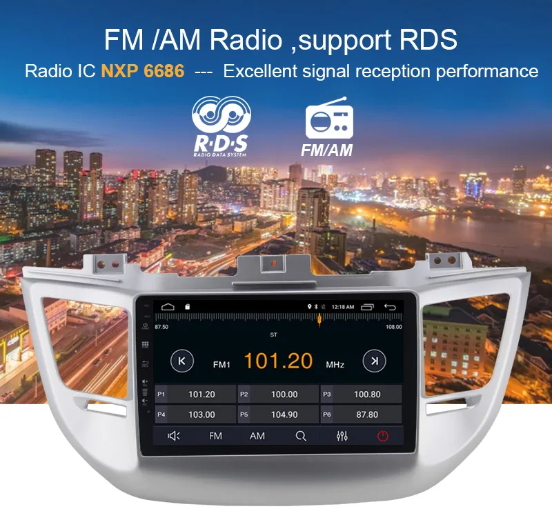 Top 4G LTE WIFI 1Din Android Radio Car GPS for Hyundai Tucson 3 / Hyundai ix 35 2015-2018 multimedia Car Head Unit Car DVD GPS Navi 7