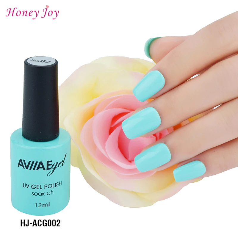 AVIIAE Bluey Green Gel Nail Polish Long Lasting Nail Gel Soak off LED