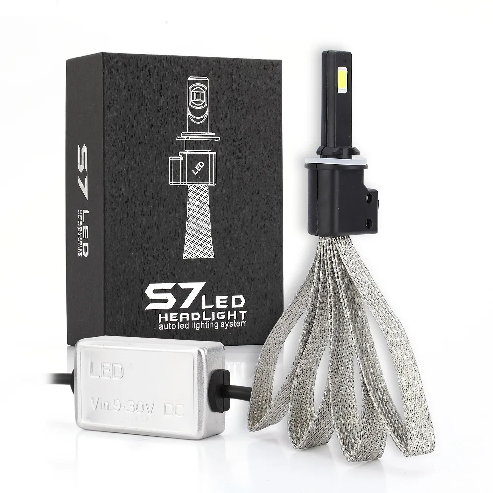 EURS 2PCS Factory direct S7 Led Headlight H3 H4 H7 H13 H11 9004 9005