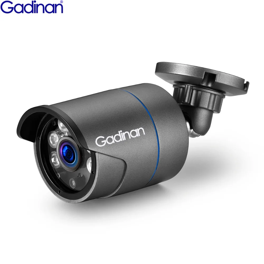 Gadinan H.265 5MP Hi3516EV300 2592X1944 IP Камера 48V POE Открытый Водонепроницаемый ONVIF Инфракрасная
