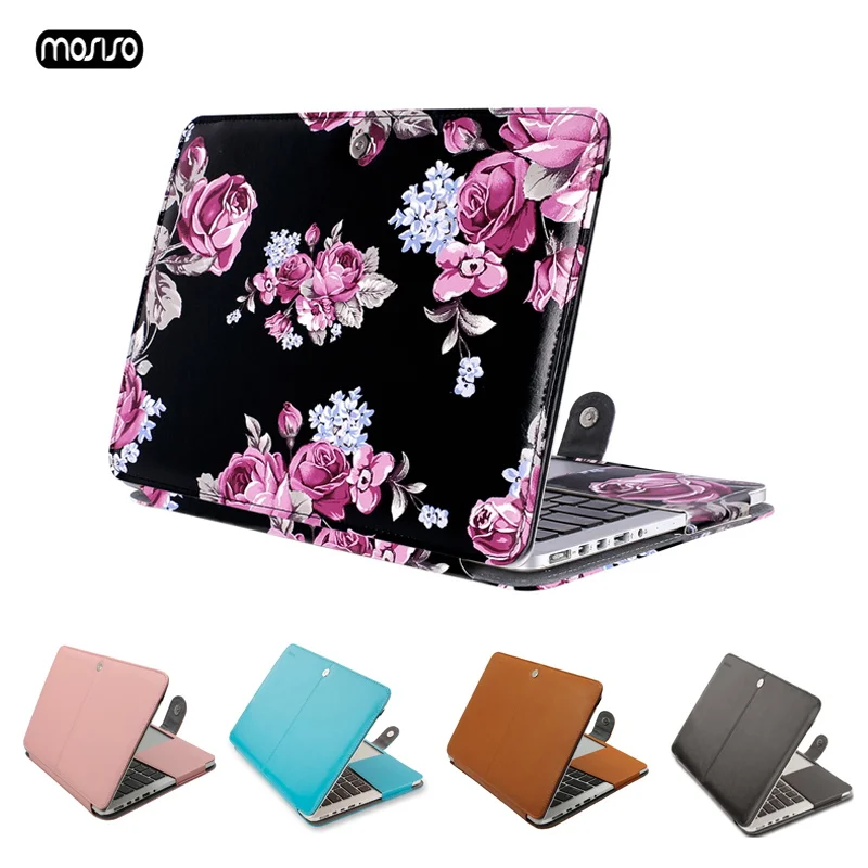 

MOSISO Laptop Sleeve for MacBook Pro 13 inch Retina 13 Model A1502 A1425 PU Leather Case for Mac Pro 13.3 Laptop Bag Case New