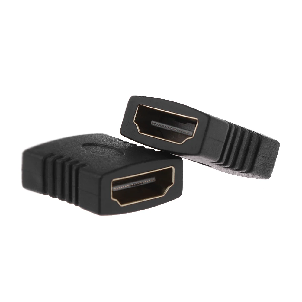 

1 Pcs Black HDMI Female to Female F/F Coupler Extender Adapter Connector Converter for HDTV 1080P