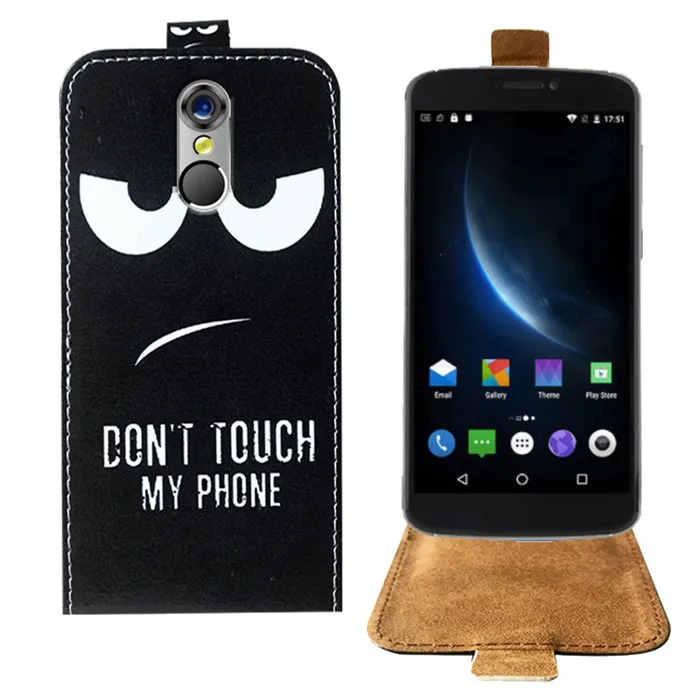 

Newest Printing PU Leather Flip Case For Ark Phantom 1 Case Back Cover 5.5" Cartoon Phone Case Protective Bags