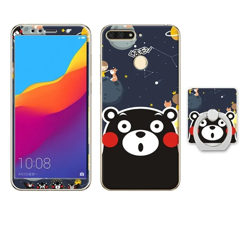 Huawei Y6 2018 honor 7A pro enjoy 8e case cover glass screen protector (27)