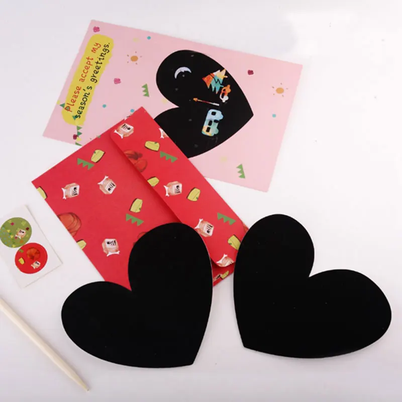 

kawaii DIY card material escolar caderno agenda Envelopes greeting cards School office stationery