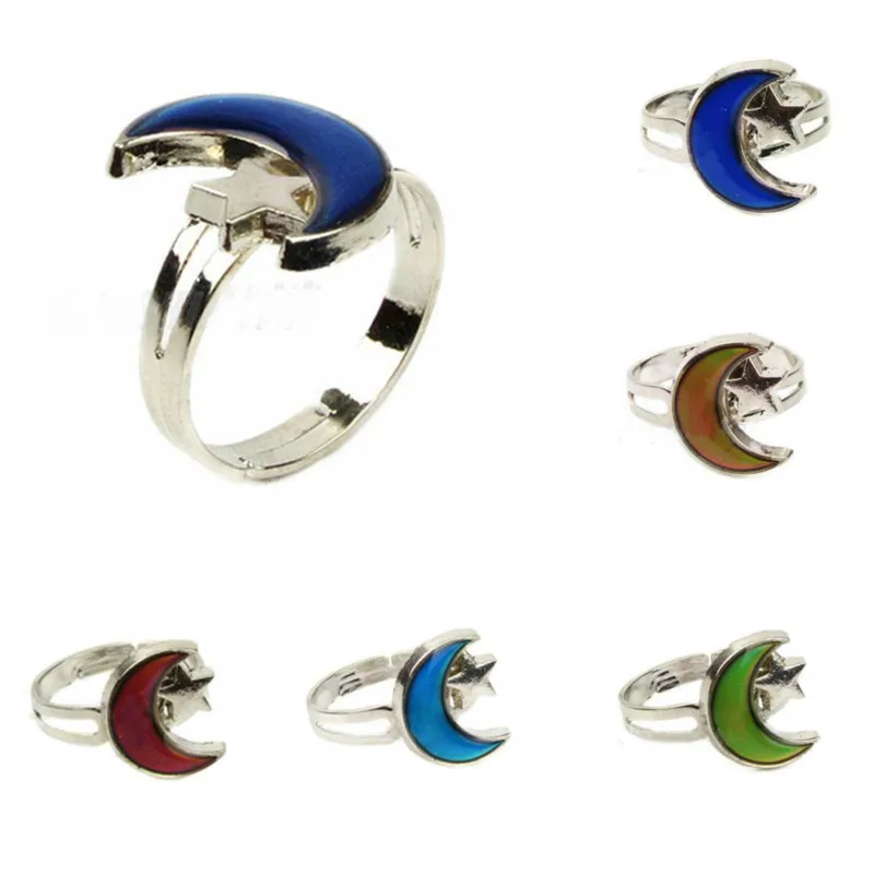 Moon-and-Star-Shape-Color-Change-Mood-Ring-Emotion-Feeling-Changeable-Band-Adjustable-Size-Summer-Jewelry
