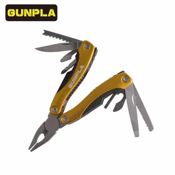 

Gunpla High Quality 12 In 1 Stainless Steel Pocket Survival Multi-Functional Plier Multi-Tool for Out Door Activity