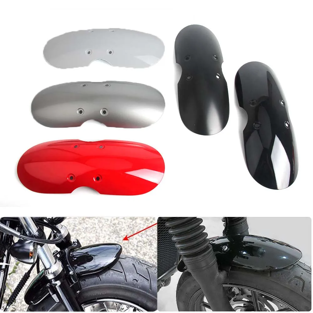 

Motorcycle Short Front Fender ABS Plastic Mudguard Protector Cover for Triumph Bonneville T100 Scrambler Thruxton 900 2001-2016