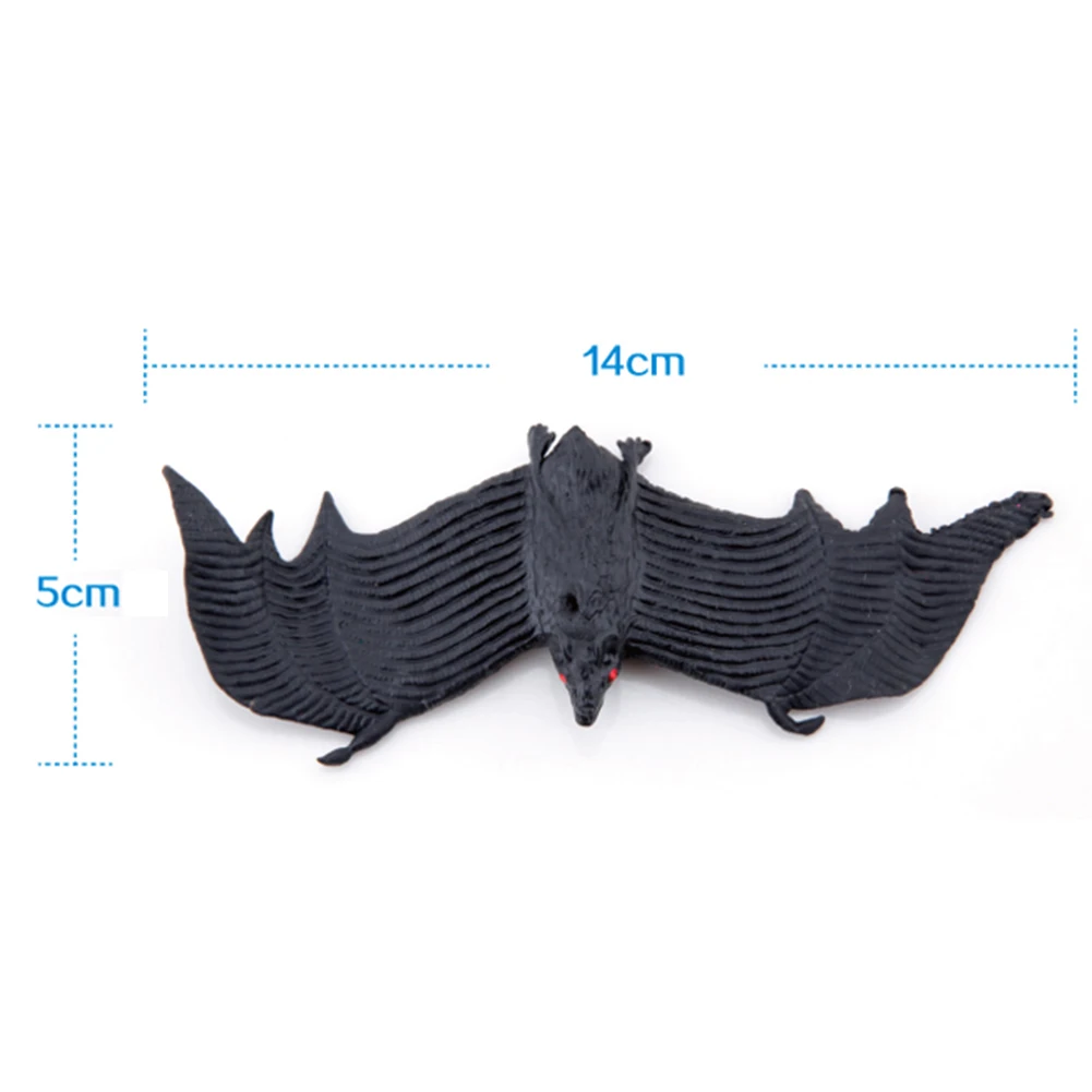 

Funny Halloween Trick Props Amusing Rubber Simulation Bat Wall Hanging Halloween Masquerade Party Decoration