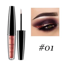 Pudaier жидкие блестящие тени для век подводка для глаз стойкий макияж Косметические блестящие тени Shimmer Shine для женщин Maquiagem TSLM2