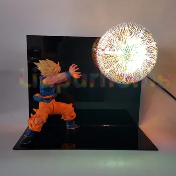 

Dragon Ball Z Son Goku DIY Led Set Table Lamp Luminaria Night Light Anime Dragon Ball Desk Lamp Lampara Led For Xmas Gift