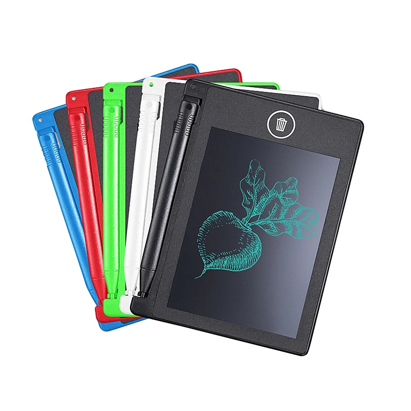 

4.4 Inch Portable Smart LCD Writing Tablet Doodle Board Kids Writing Pad Drawing Graphics Board With Magnet And Free Battery